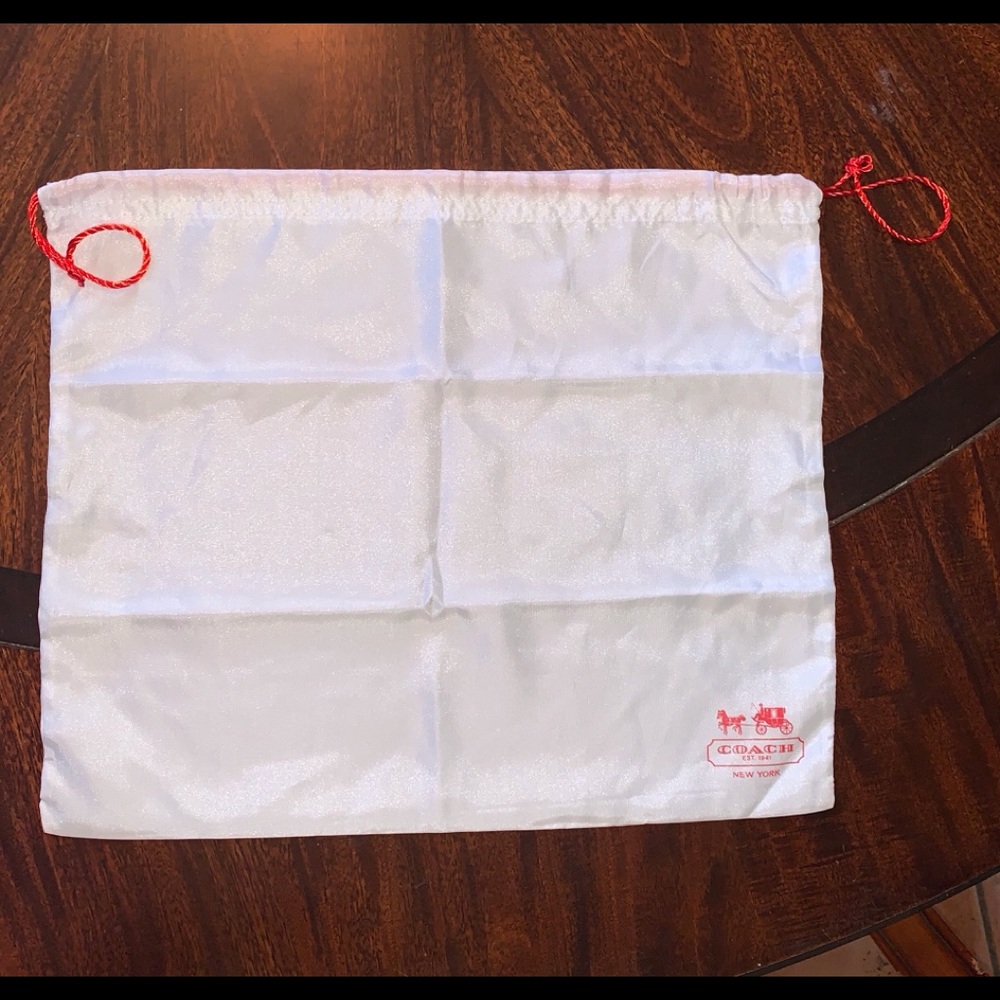 Coach dust bag, never used.